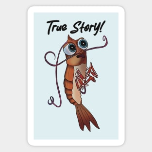 Shark Tale - True Story Shrimp Magnet